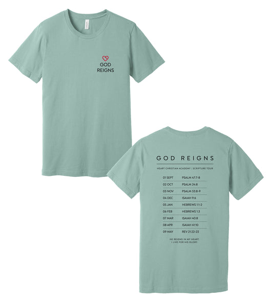 God Reigns Adult Tee