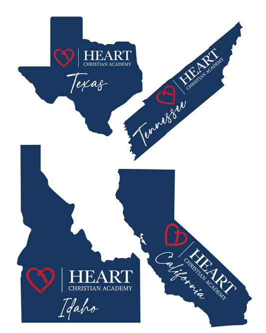 Heart State Sticker